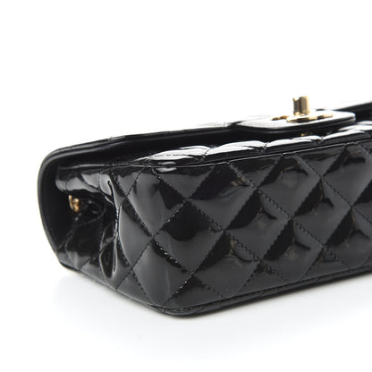 Chanel Patent Calfskin Quilted Mini Rectangular Flap Black 5 of 10