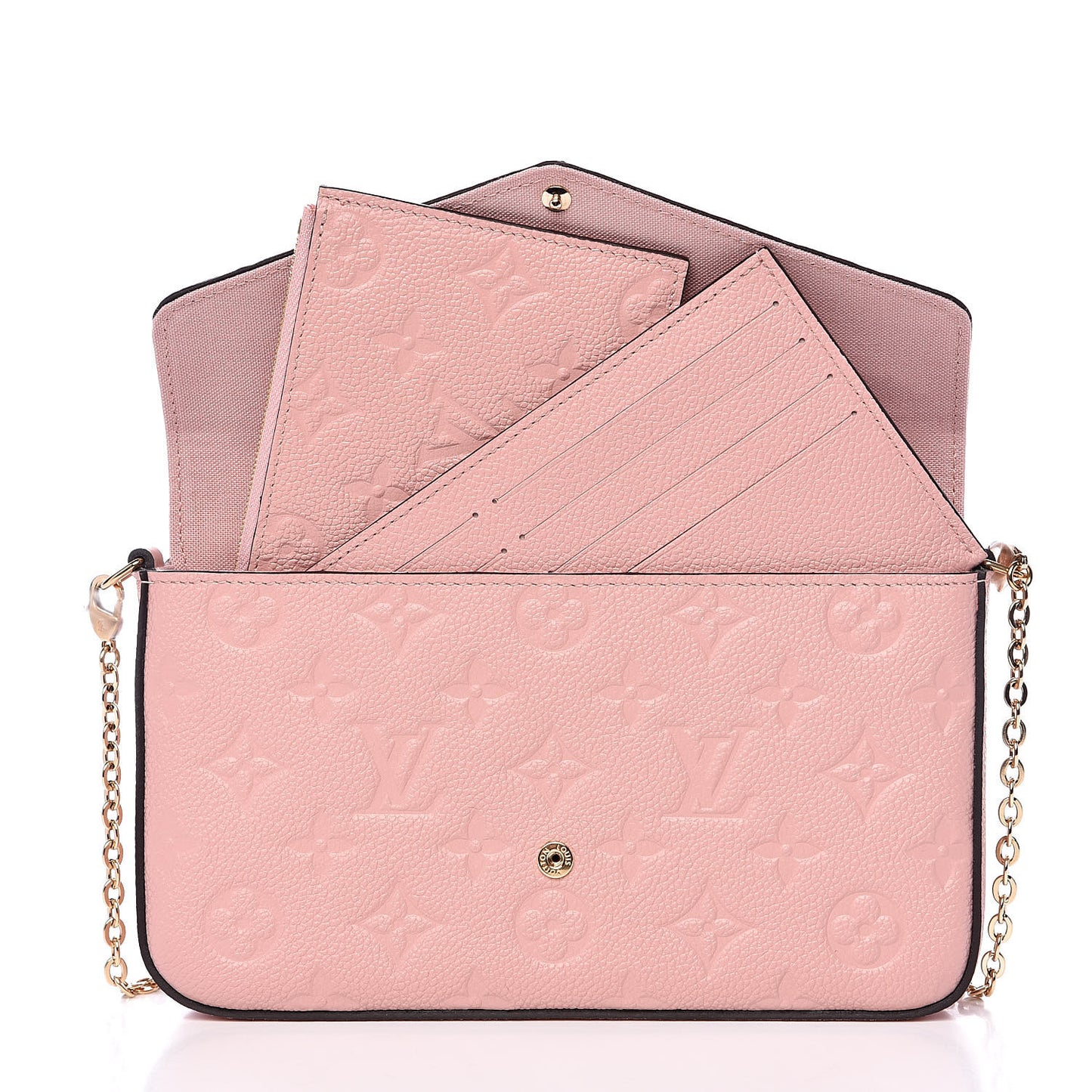 Empreinte Pochette Felicie Chain Wallet Rose Poudre