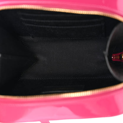 Saint Laurent Patent Matelasse Monogram Toy Vicky Camera Bag Freesia 5 of 15
