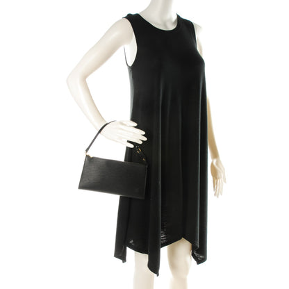 Louis Vuitton Epi Pochette Accessories 24 Black 2 of 7