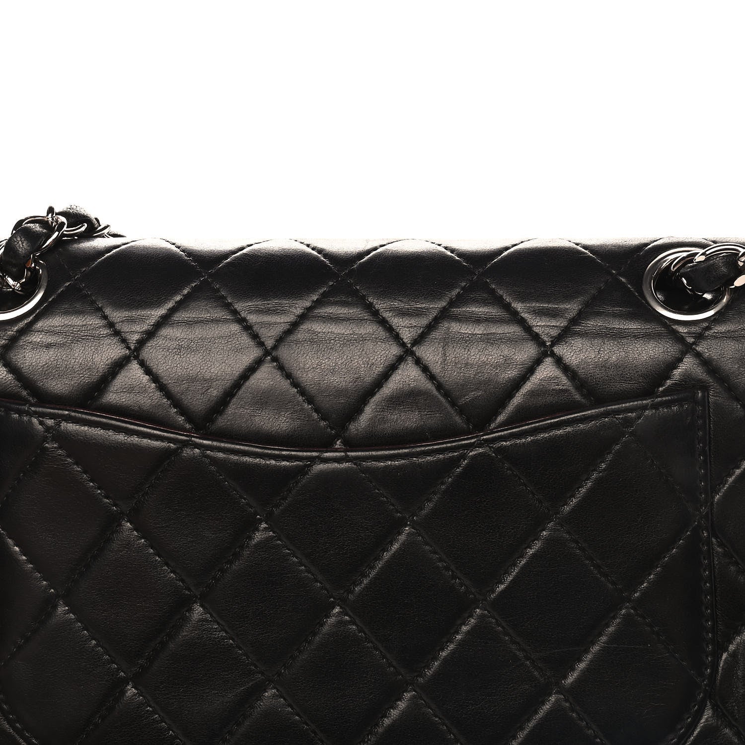 Chanel Lambskin Quilted Small Double Flap Black 12 of 12