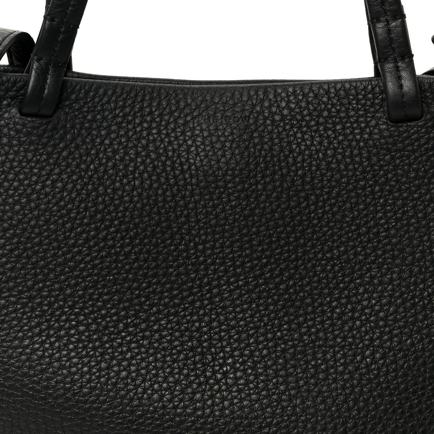 Grained Calfskin Small Park Tote Black