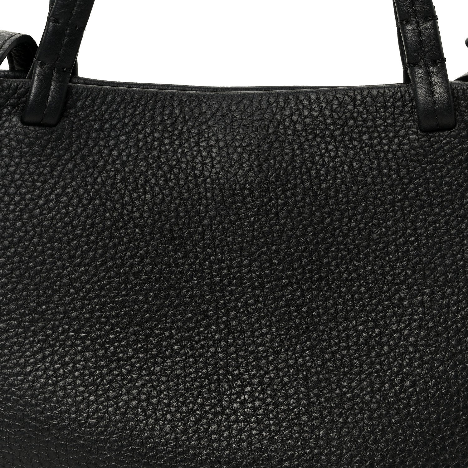 The Row Grained Calfskin Small Park Tote Black 7 of 9