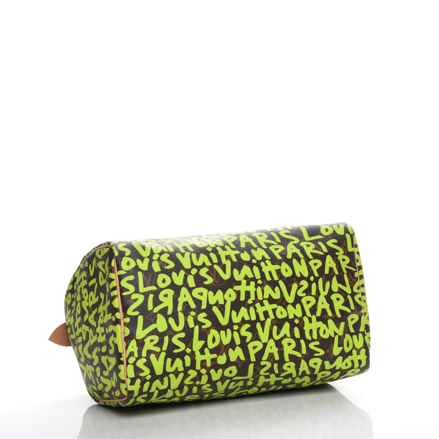 Louis Vuitton Monogram Graffiti Speedy 30 Green 4 of 7