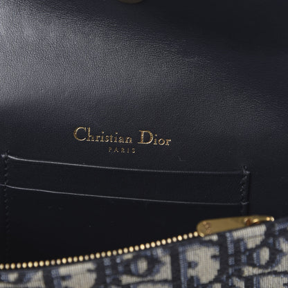 Christian Dior Oblique Saddle Belt Bag Blue 5 of 11