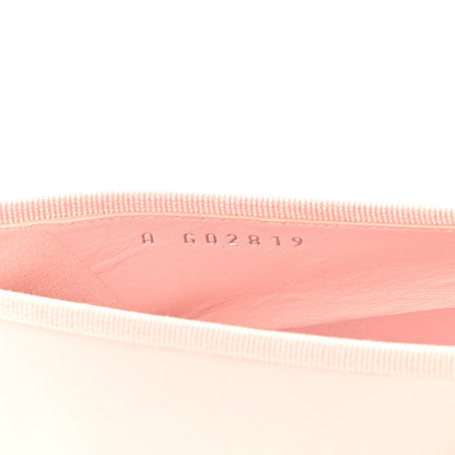 Chanel Lambskin Cap Toe CC Ballerina Flats 40.5 Light Pink Dark Pink 8 of 9
