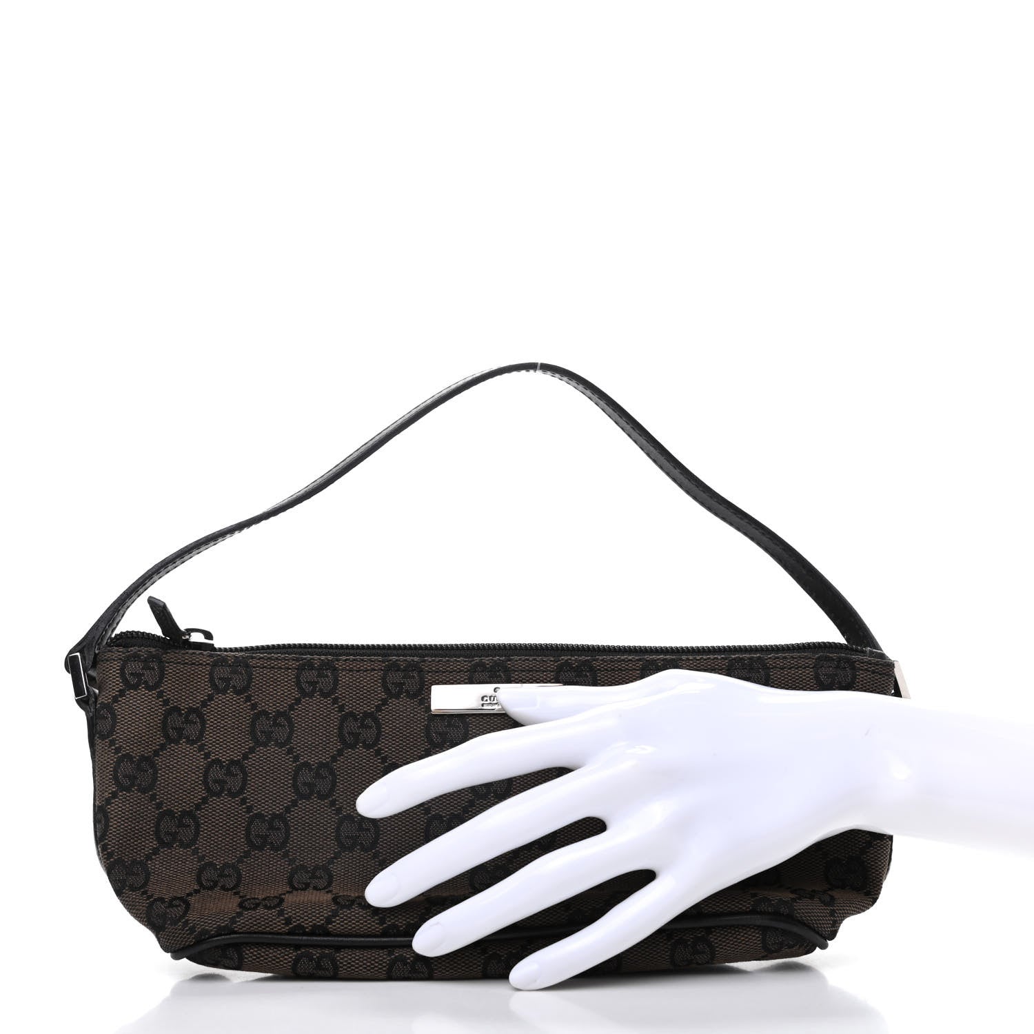 Gucci Monogram Boat Pochette Brown 2 of 9