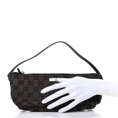 Gucci Monogram Boat Pochette Brown 2 of 9