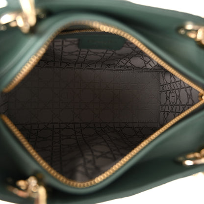 Christian Dior Lambskin Cannage Medium Lady Dior Orage 5 of 9