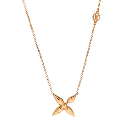 Louis Vuitton Metal Louisette Necklace Gold 1 of 6