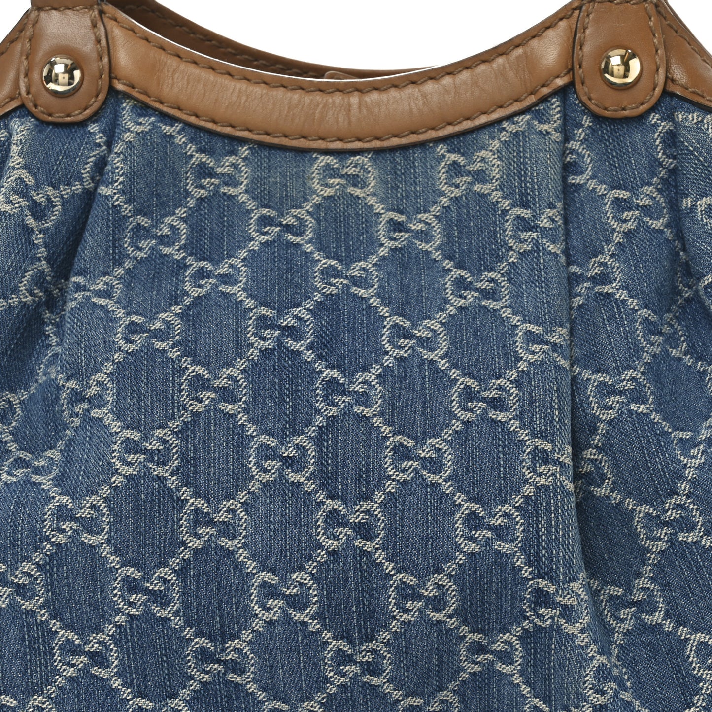 Denim Monogram Medium Sukey Tote Blue