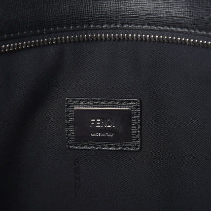 Fendi Vitello Elite Cuoio Monster Buggies Medium Roll Tote Cedro Black 5 of 7