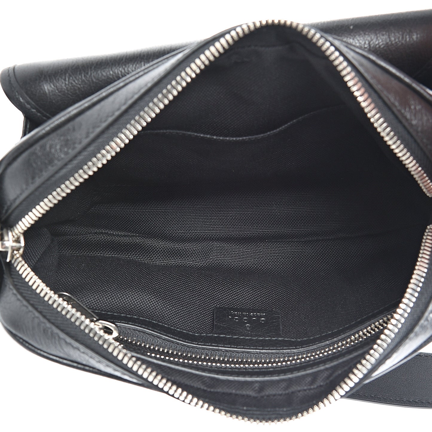 Fluffy Calfskin Morpheus Belt Bag 85 34 Black
