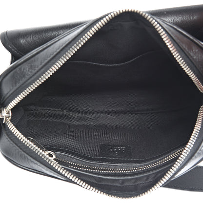 Gucci Fluffy Calfskin Morpheus Belt Bag 85 34 Black 4 of 10