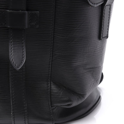 Louis Vuitton Epi Christopher Backpack PM Black 12 of 13