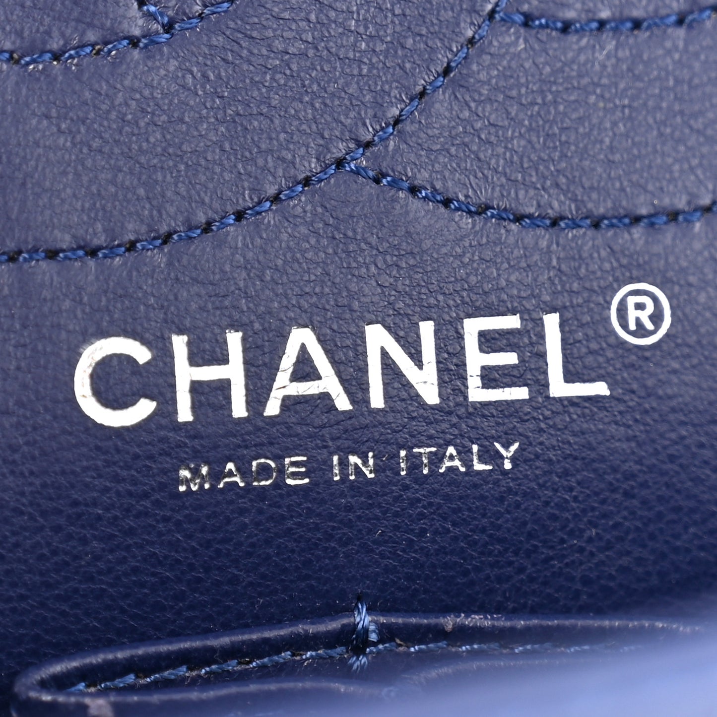 Patent Quilted 2.55 Reissue 226 Flap Navy