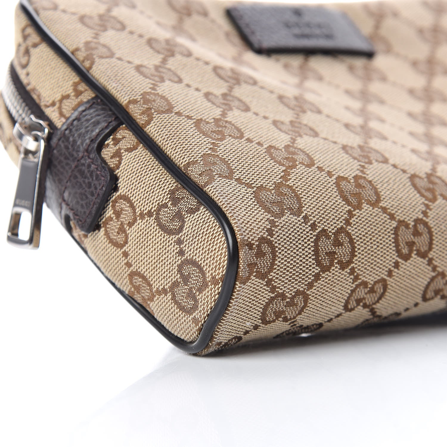 Gucci Monogram Belt Bag Dark Brown 5 of 10