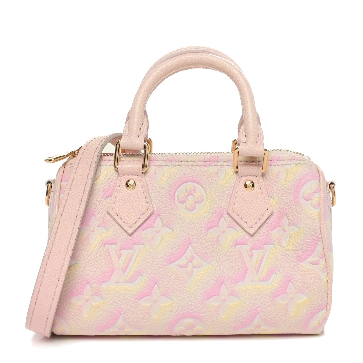 Louis Vuitton Empreinte Monogram Summer Stardust Nano Speedy Pink 1 of 10