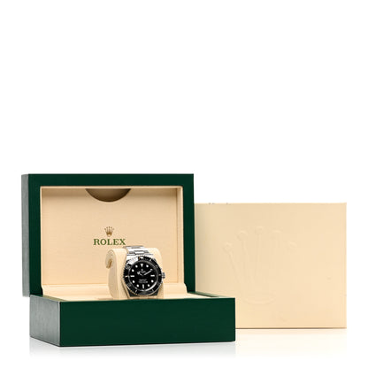 Rolex Stainless Steel 41mm Oyster Perpetual Submariner Watch Black 124060 5 of 5