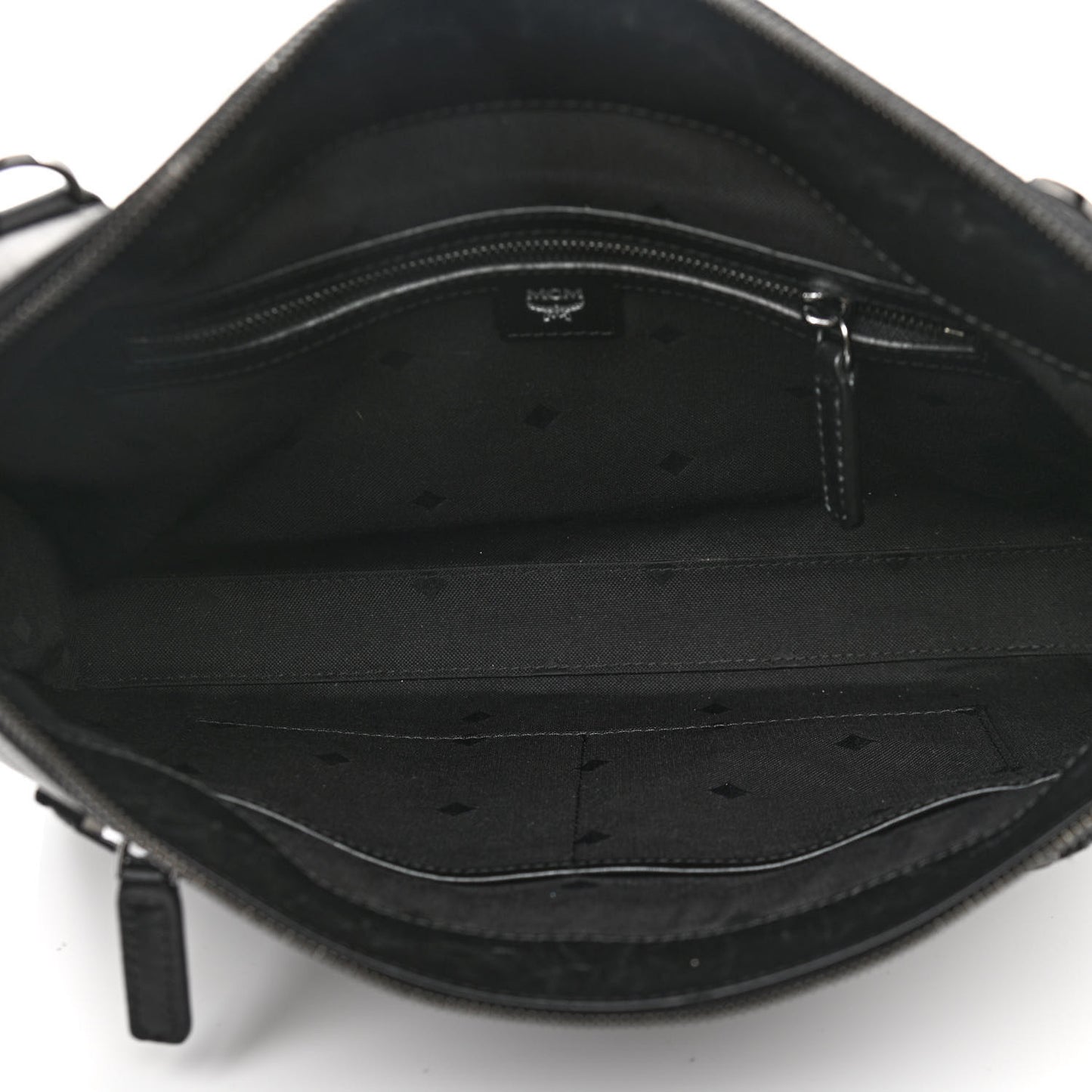 Calfskin Messenger Bag Charcoal