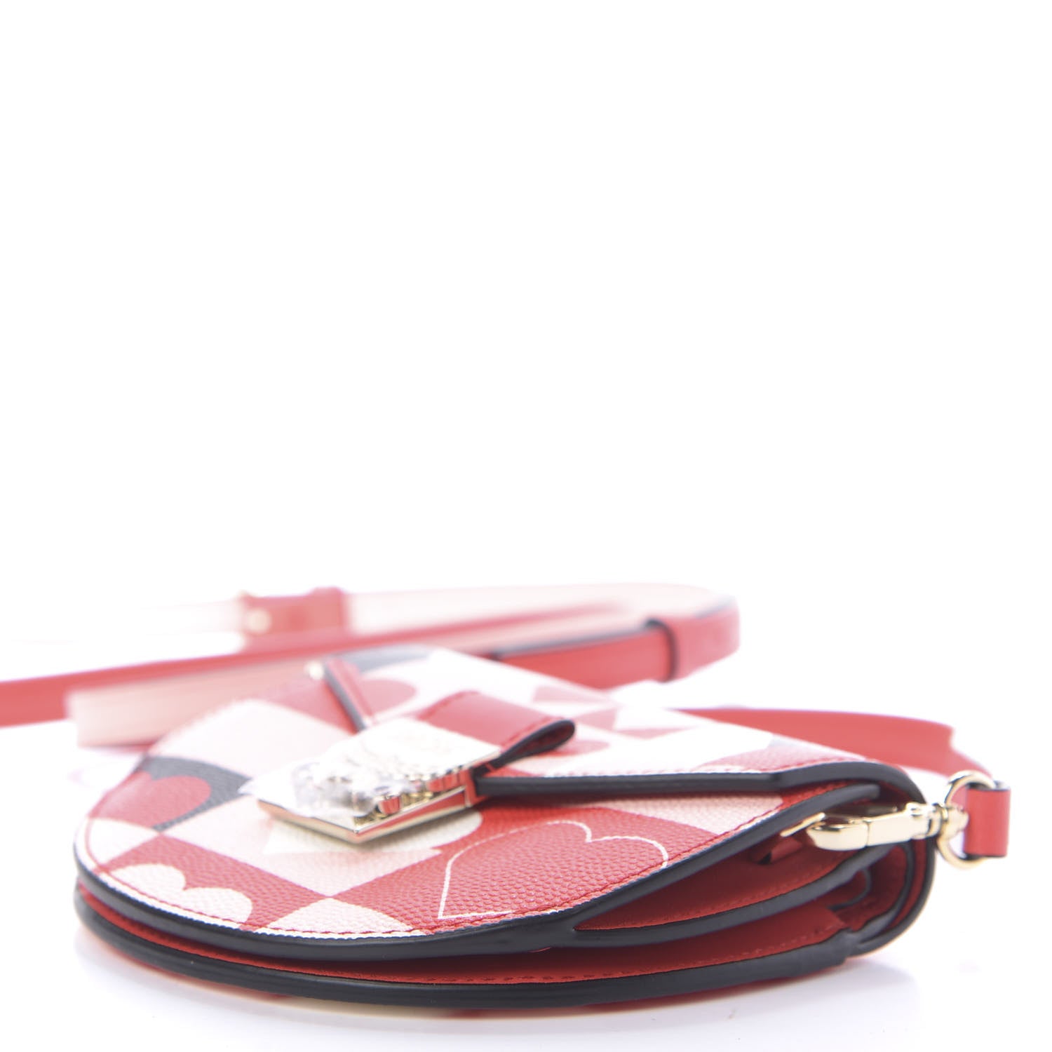 MCM Calfskin Cubic Valentine Crossbody Wallet Multicolor 7 of 12