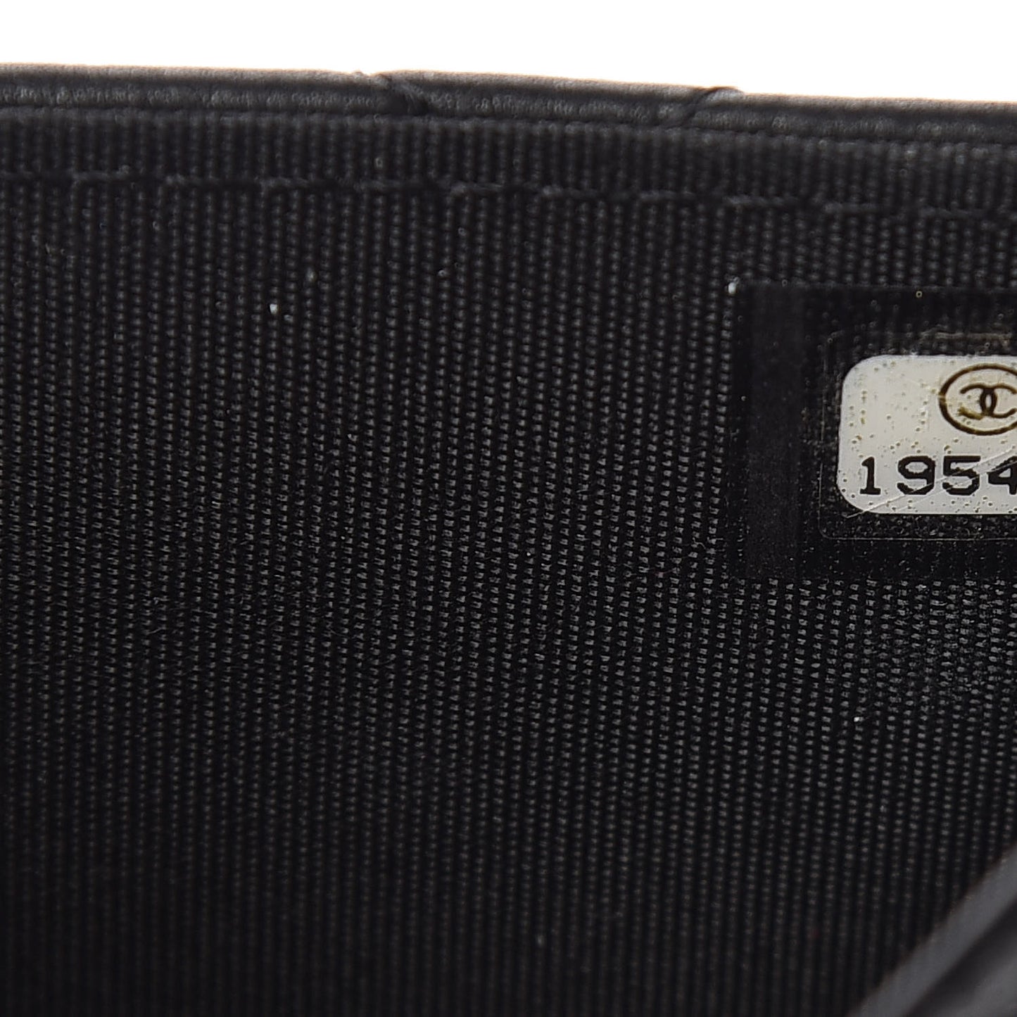 Calfskin Quilted Boy Wallet On Chain WOC So Black
