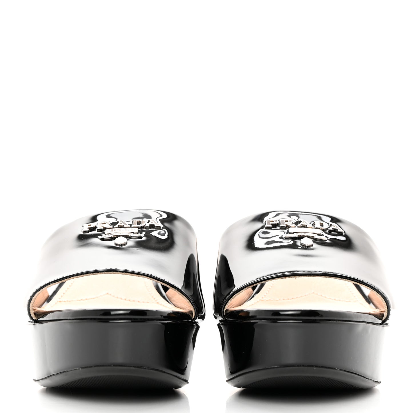 Vernice 65mm Platform Sandals 35.5 Black