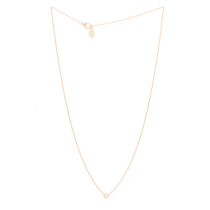 Cartier 18K Pink Gold Diamond XS D'Amour Pendant Necklace 2 of 3