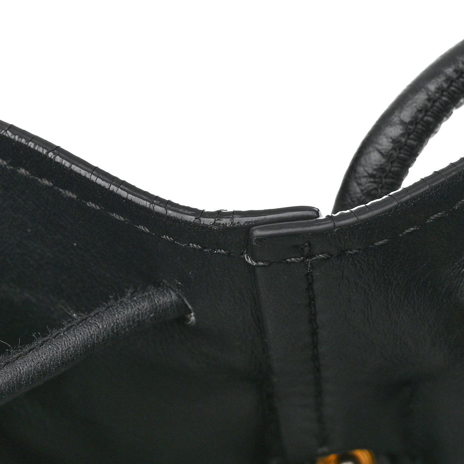 Tom Ford Calfskin Small Tassel Bucket Bag Black 14 of 17