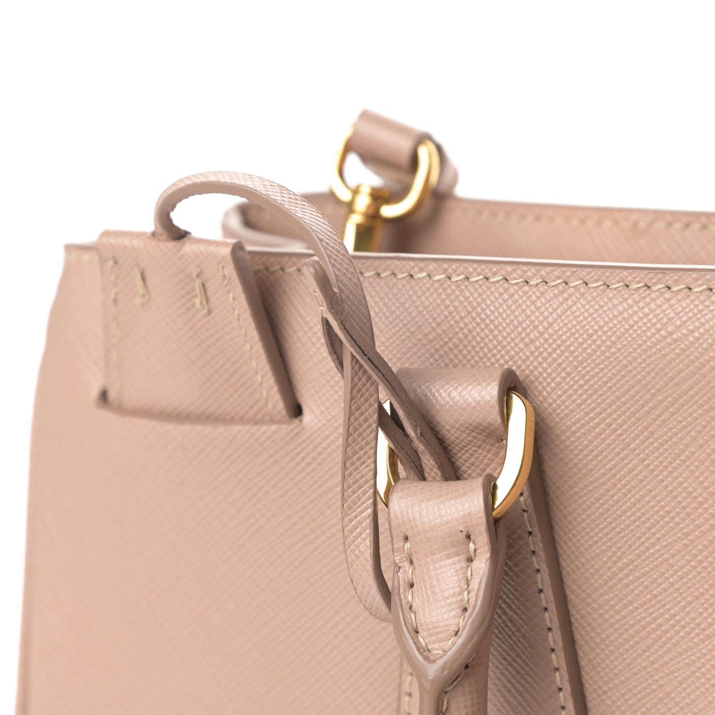Saffiano Lux Medium Tote Cammeo