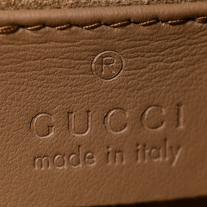 Gucci GG Supreme Monogram Suede Crystal Small Dionysus Shoulder Bag Beige Ebony Taupe 6 of 12