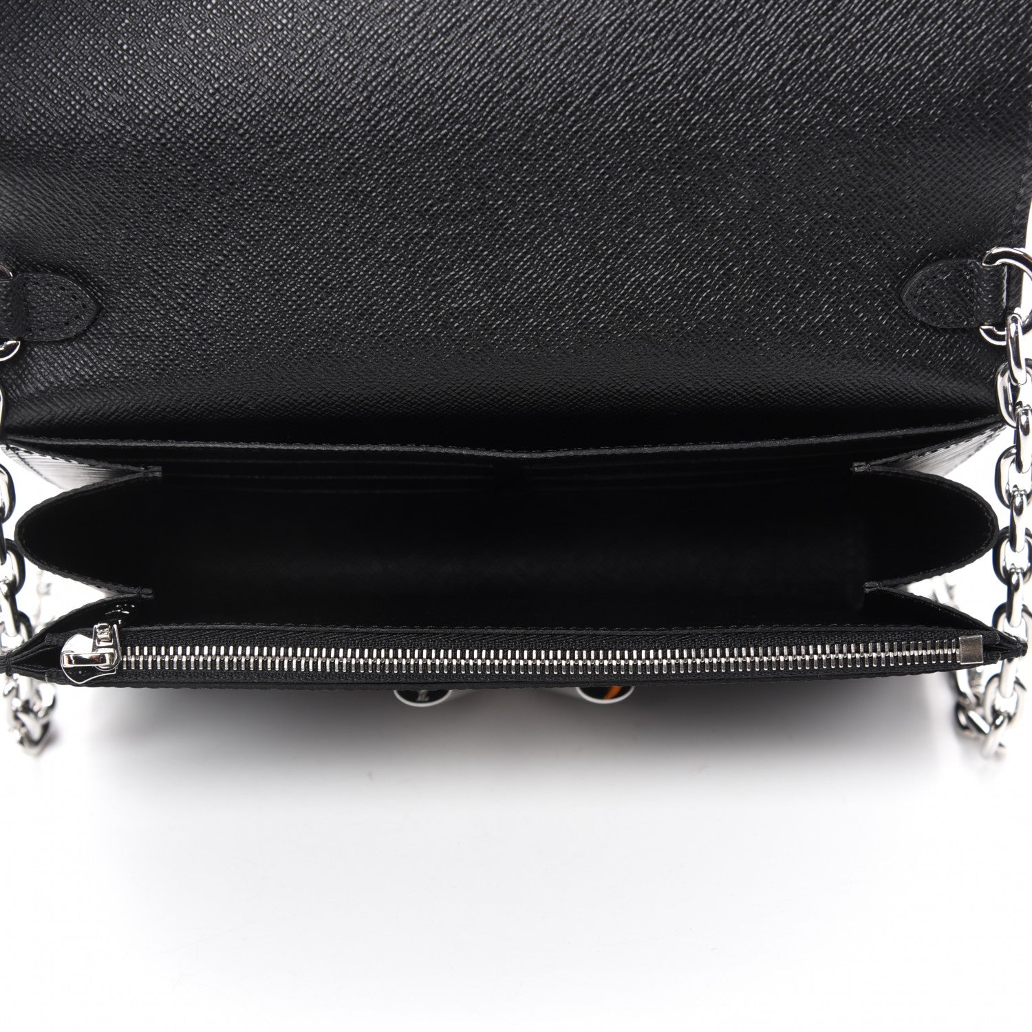 Louis Vuitton Epi Twist Chain Wallet Black 5 of 11