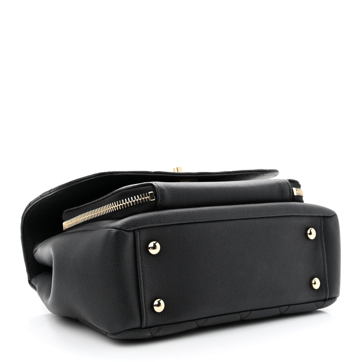 Caviar Quilted Medium Business Affinity Flap Black