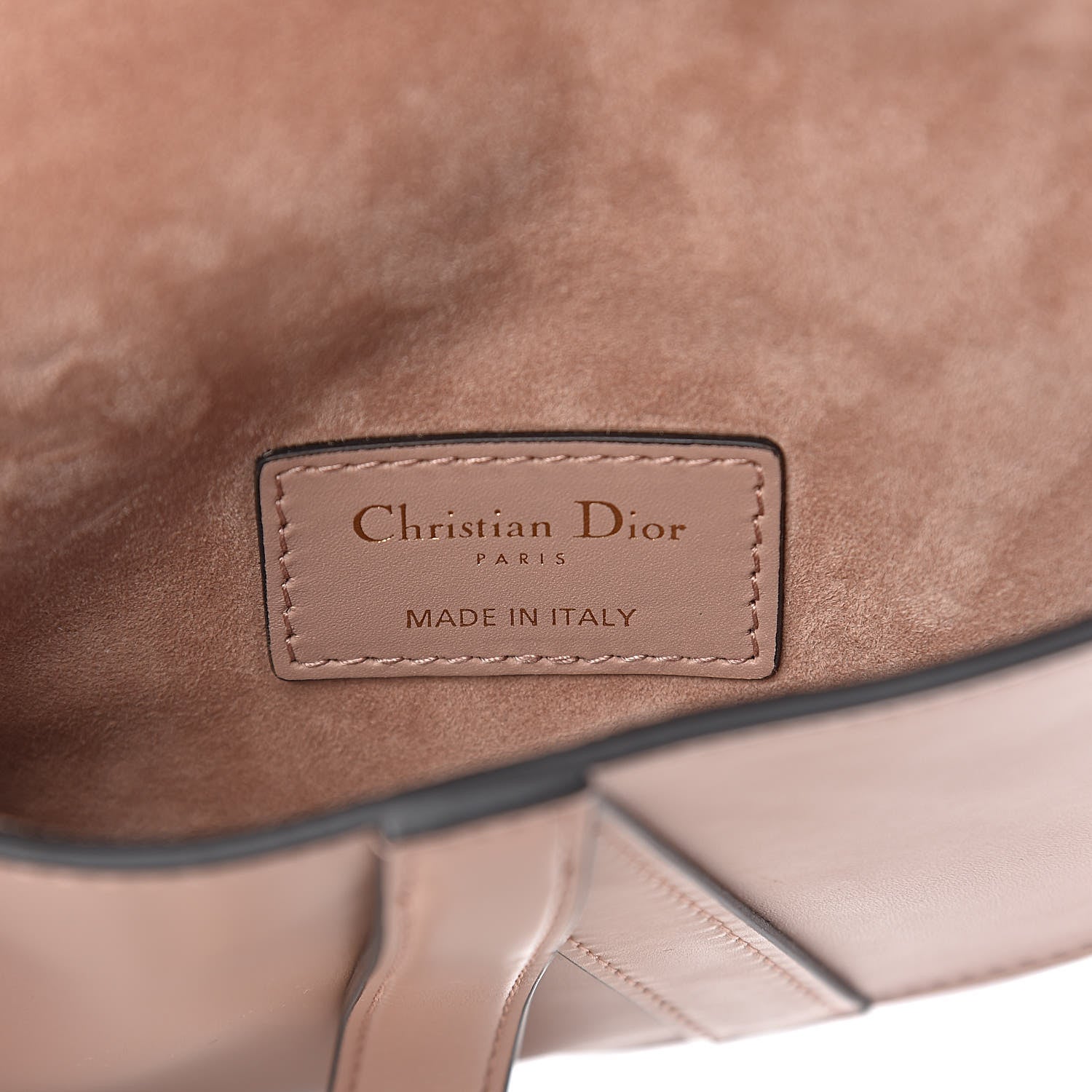 Christian Dior Calfskin Saddle Belt Bag Blush Pink 6 of 7