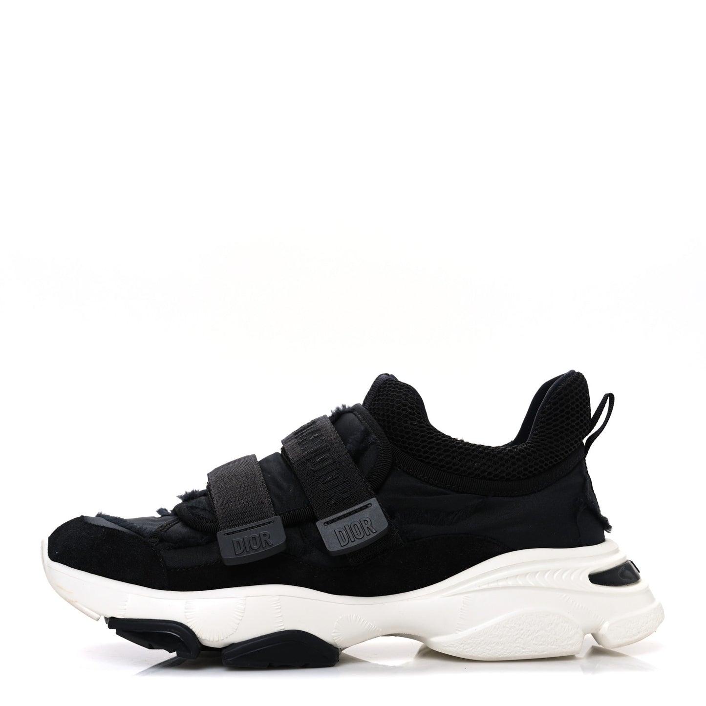 Technical Fabric Nylon Camouflage Womens D-Wander Sneakers 39.5 Black