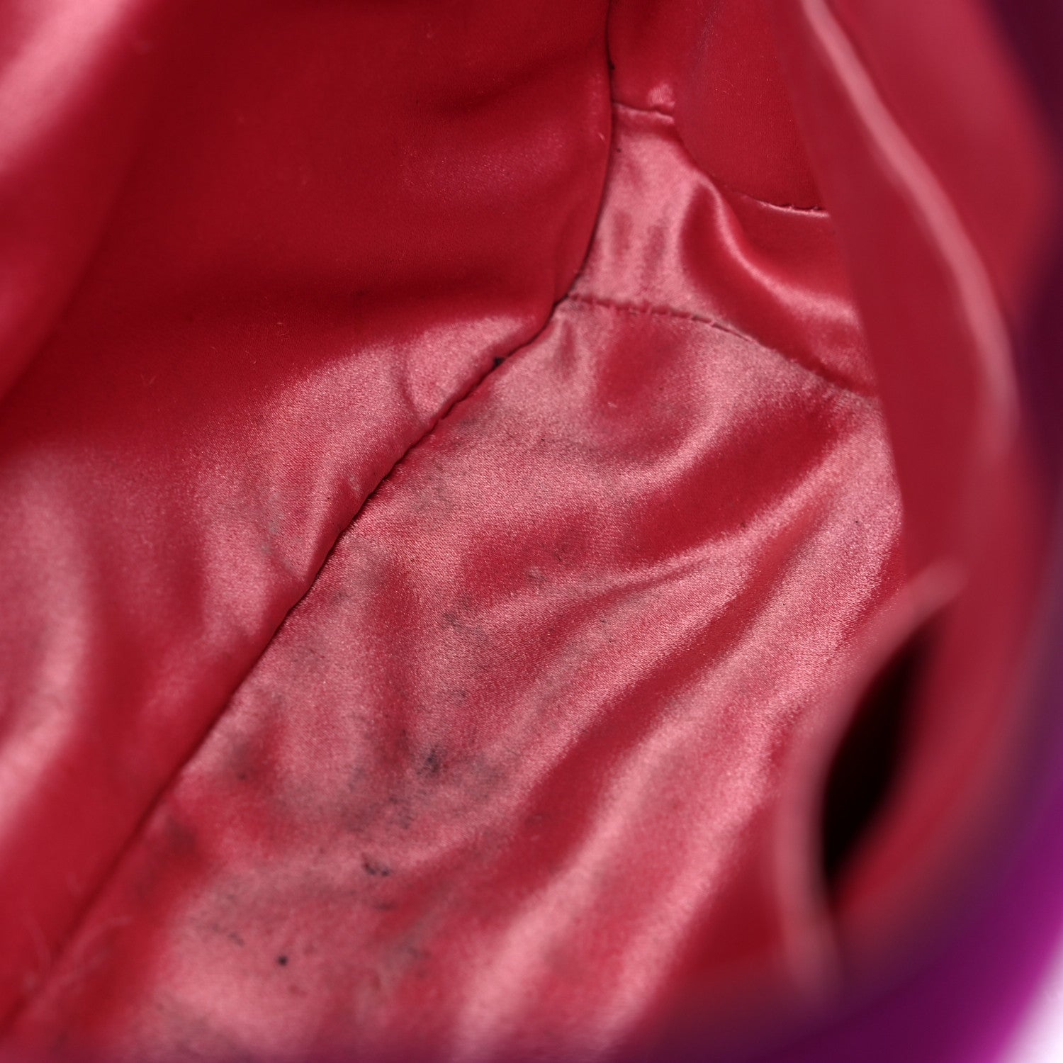 Gucci Velvet Matelasse Medium GG Marmont Shoulder Bag Fuchsia Violet Cyclamen 13 of 25