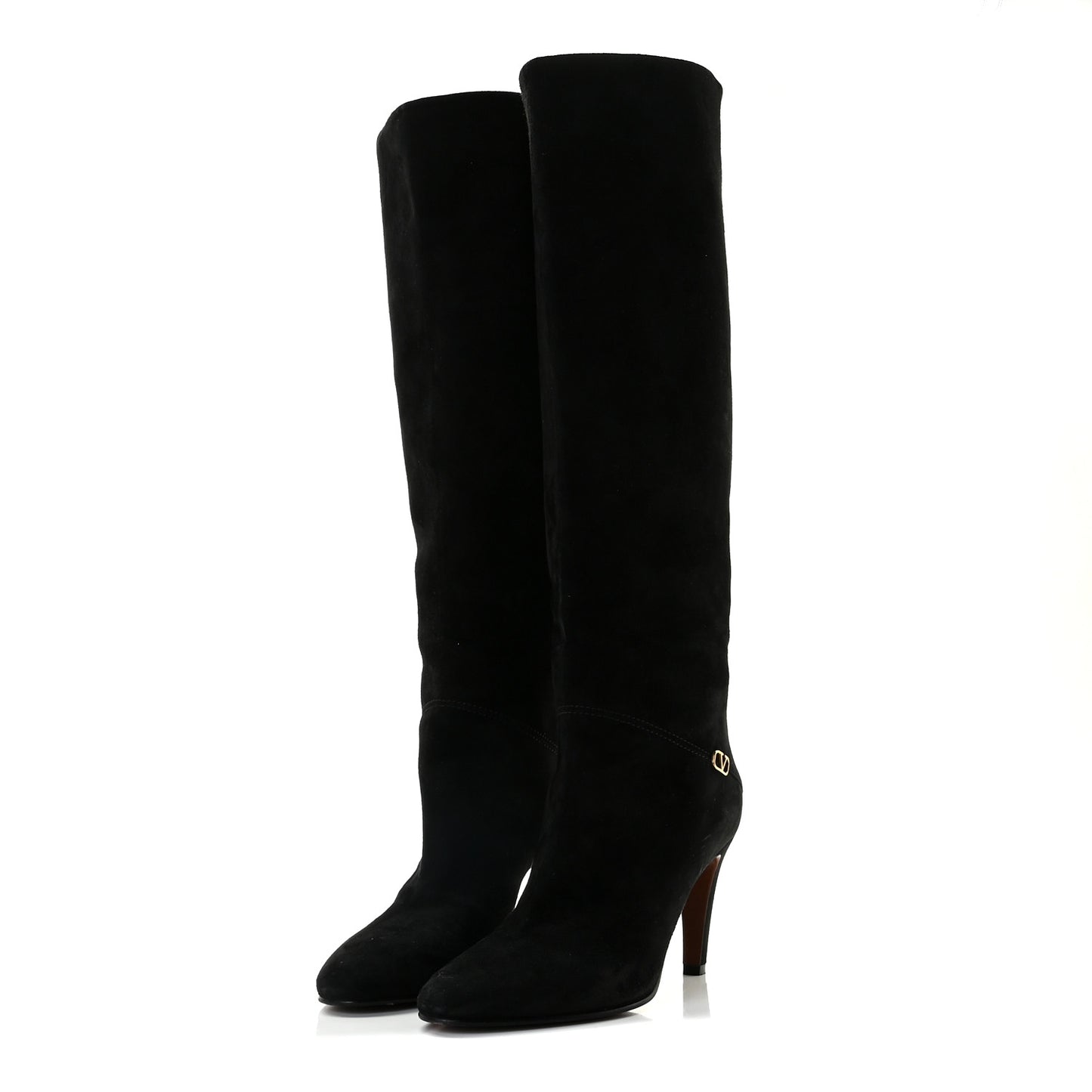 Suede VLogo Boots 40 Black