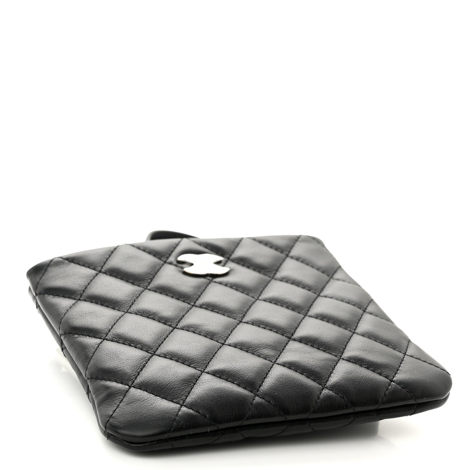 Chanel Lambskin Quilted Crossbody Bag Black 4 of 9