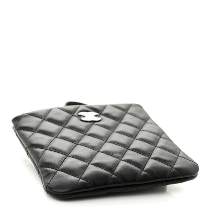 Chanel Lambskin Quilted Crossbody Bag Black 4 of 9
