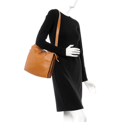 Loewe Nappa Drawstring Shoulder Bag Brown 2 of 8