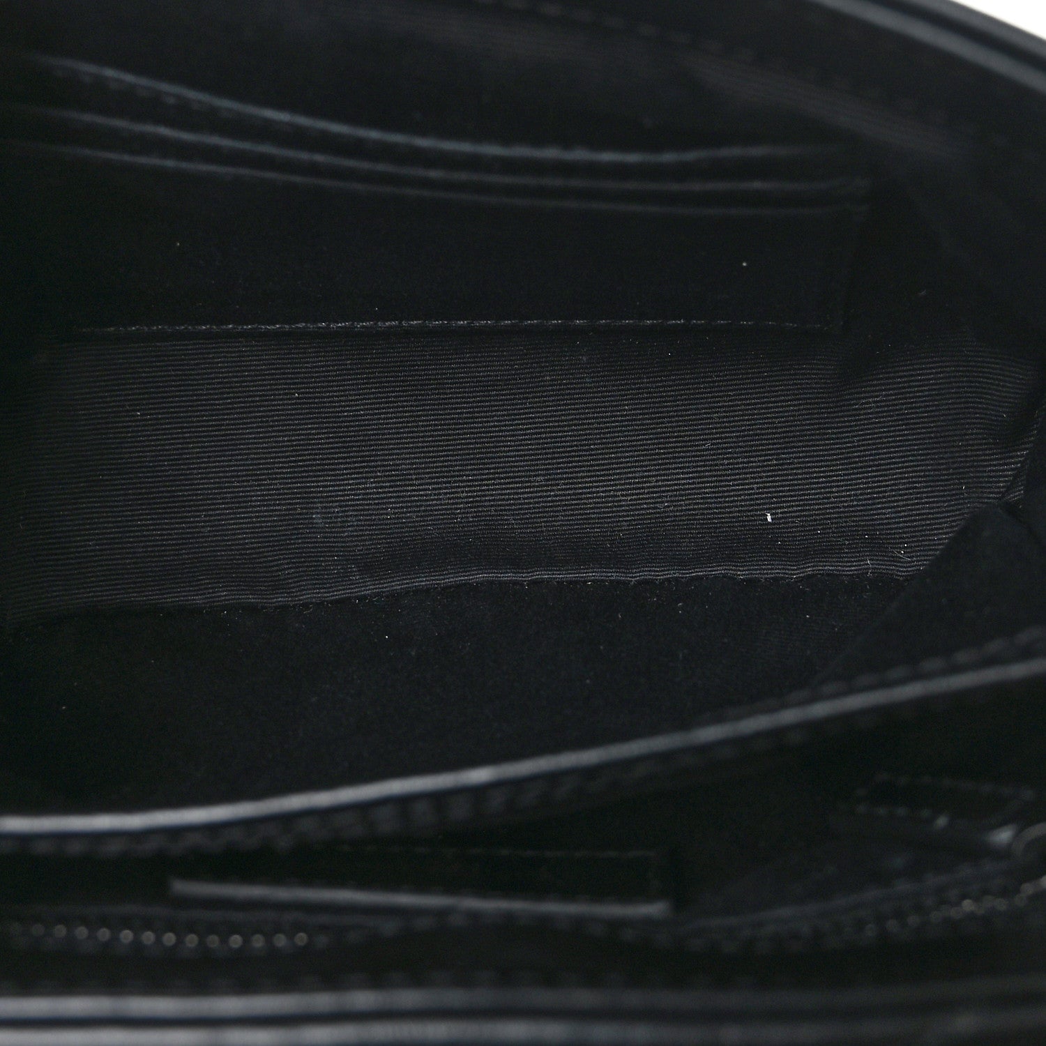 Saint Laurent Calfskin Y Quilted Monogram Monochrome Toy Loulou Crossbody Bag Black 5 of 9