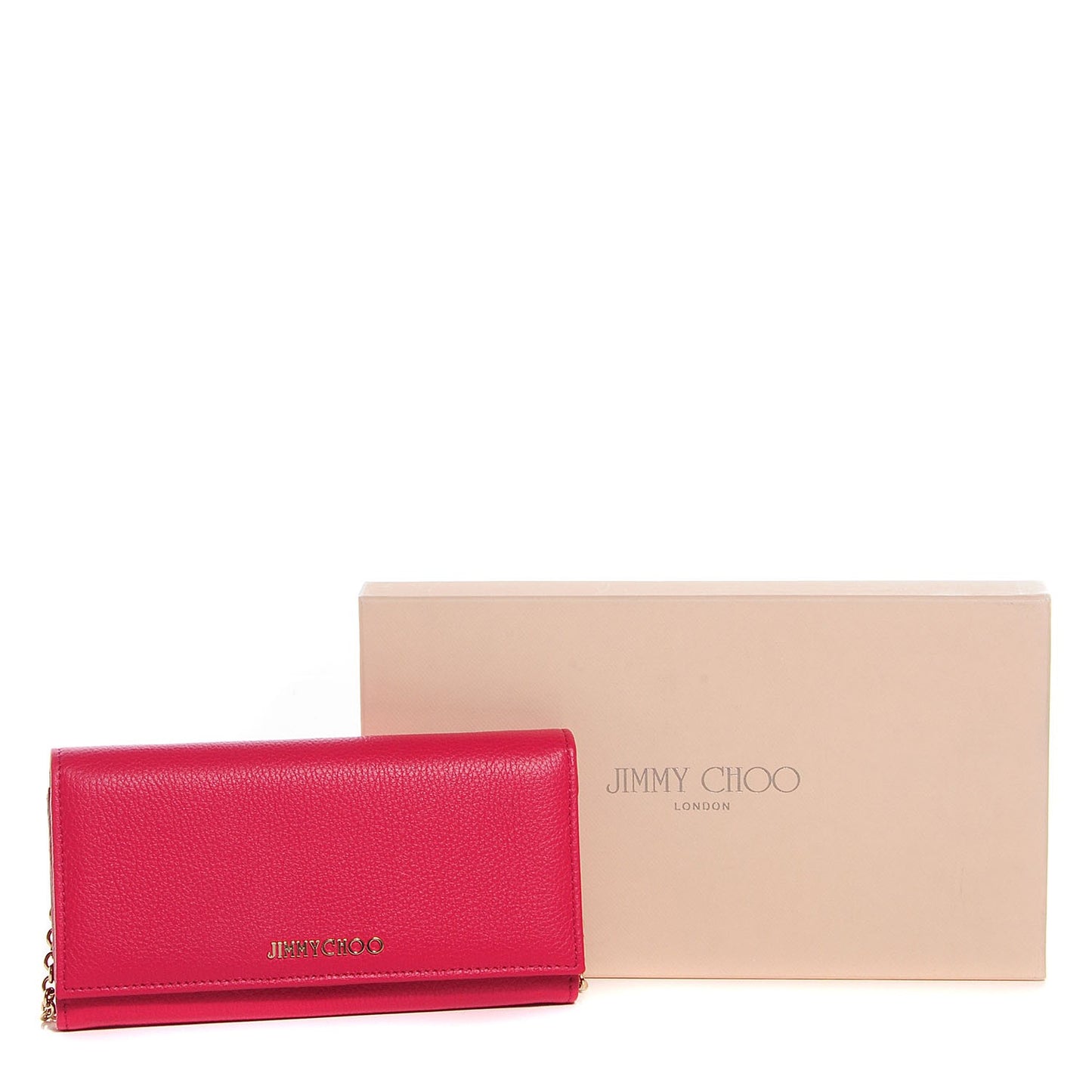 Grainy Calf Nikita Convertible Wallet Cherry