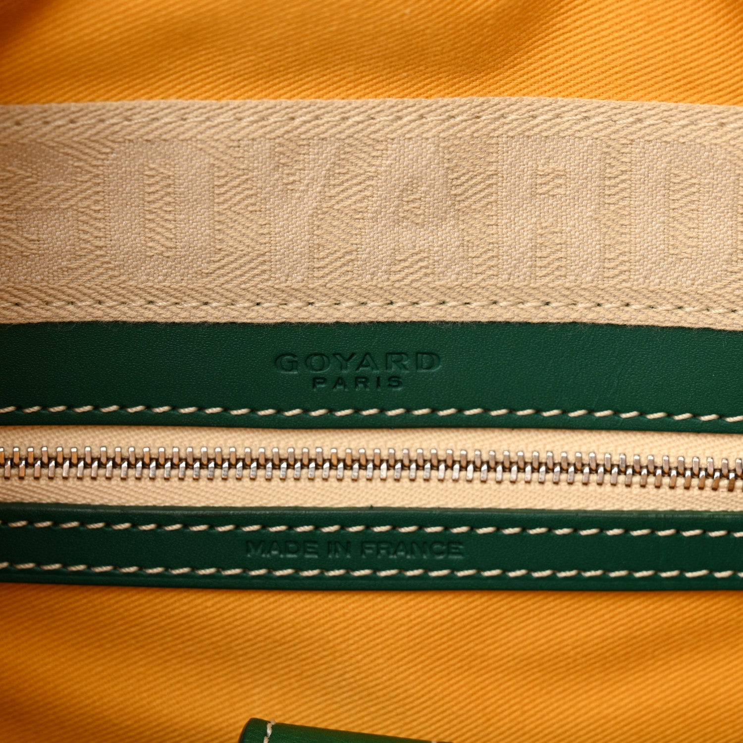 Goyard Goyardine Saint Jeanne MM Bowler Green 6 of 9