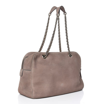 Gucci Vitello Range Medium Soho Bowler Grey Field 3 of 14