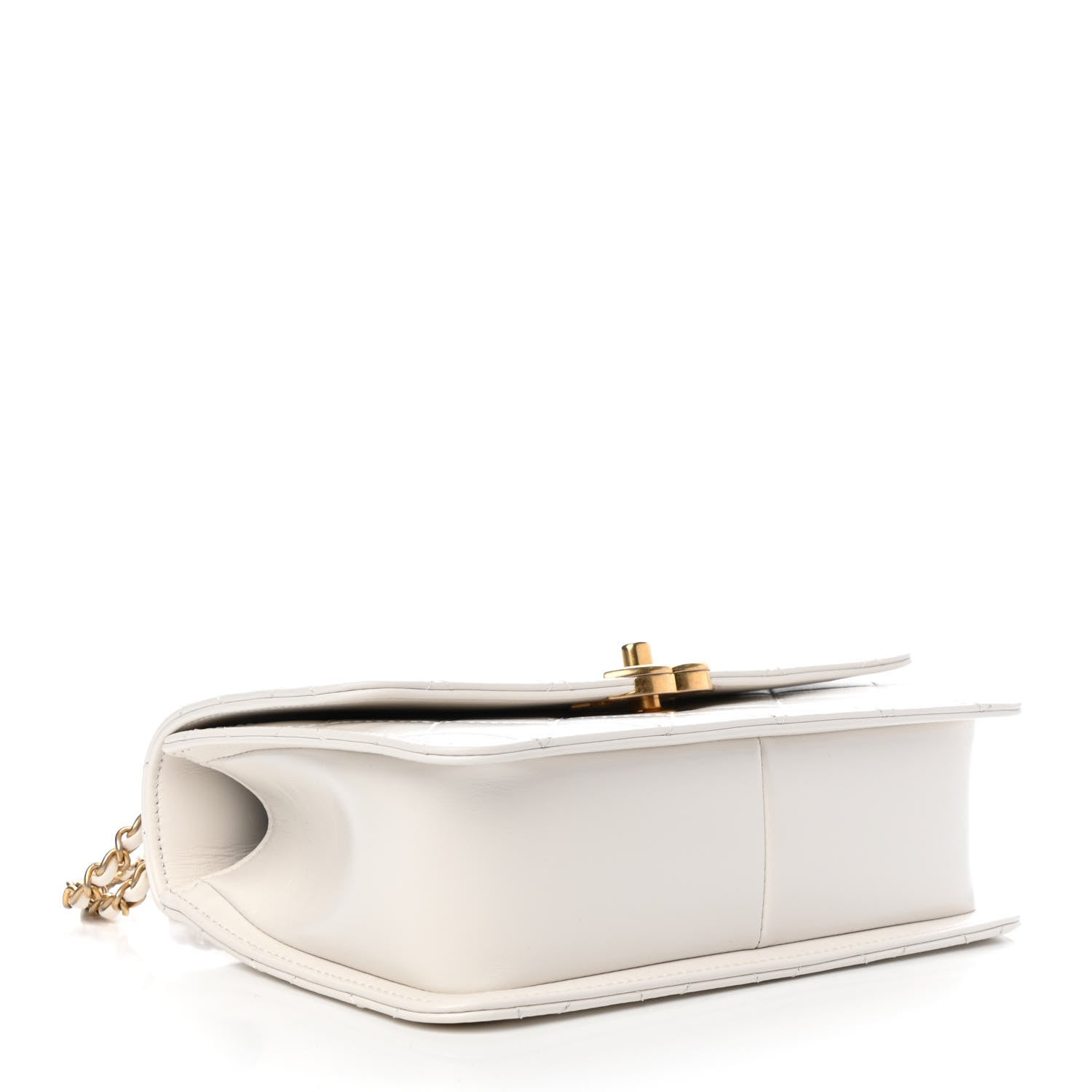 Chanel Calfskin Quilted Perfect Fit Flap White 4 of 9