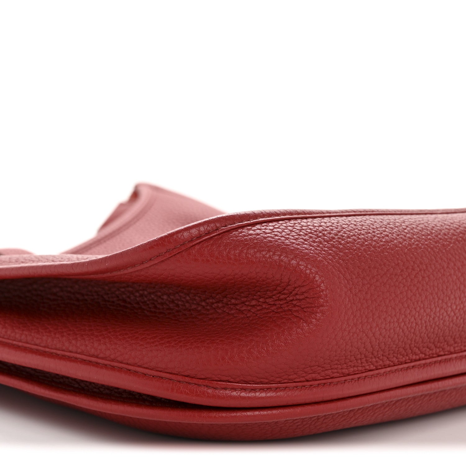 Hermes Taurillon Clemence EVELYNE III GM Rouge Garance 9 of 13