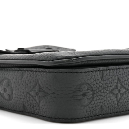 Louis Vuitton Taurillon Monogram S Lock Wearable Wallet Black 10 of 12