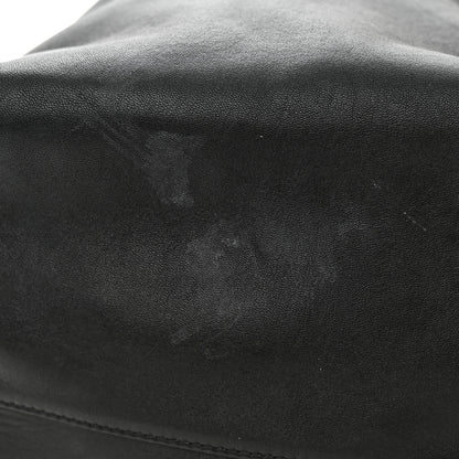 Saint Laurent Lambskin Teddy Drawstring Bag Black 11 of 12