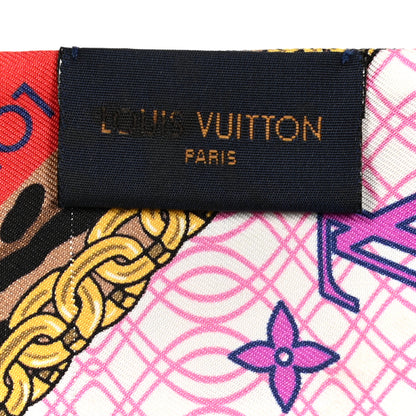 Louis Vuitton Silk Monogram Bubblegram BB Bandeau Beige 3 of 4
