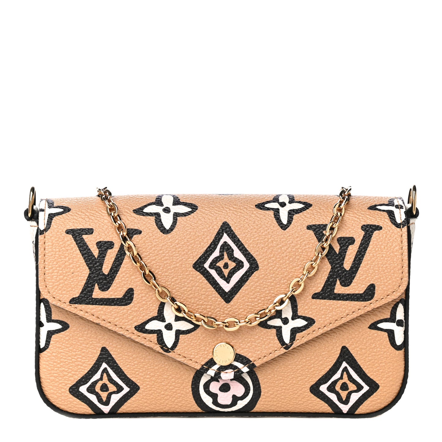 Monogram Wild At Heart Felicie Strap & Go Arizona Creme